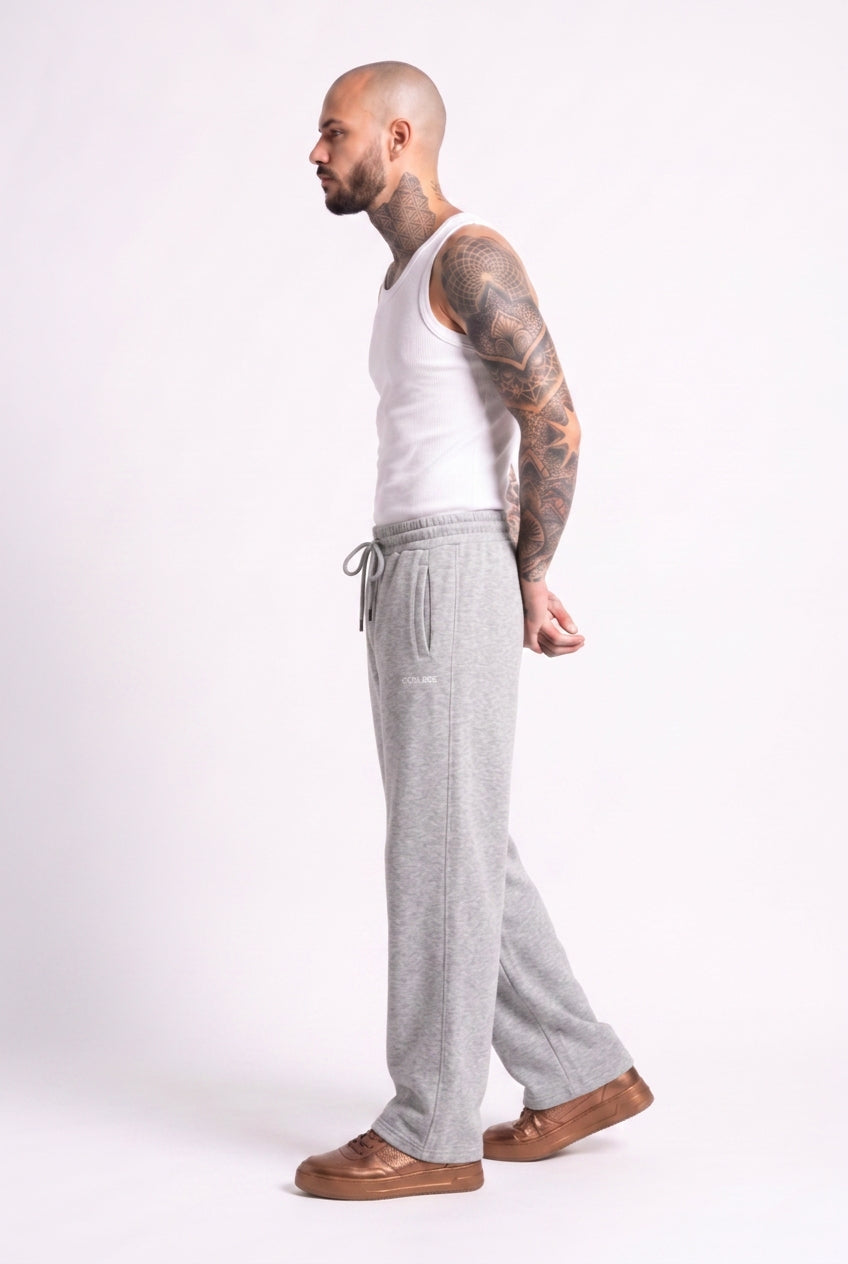 Cool Bee Joggers Gray Milange for Men - Joggers Casual Streetwear India - Lifestyle View