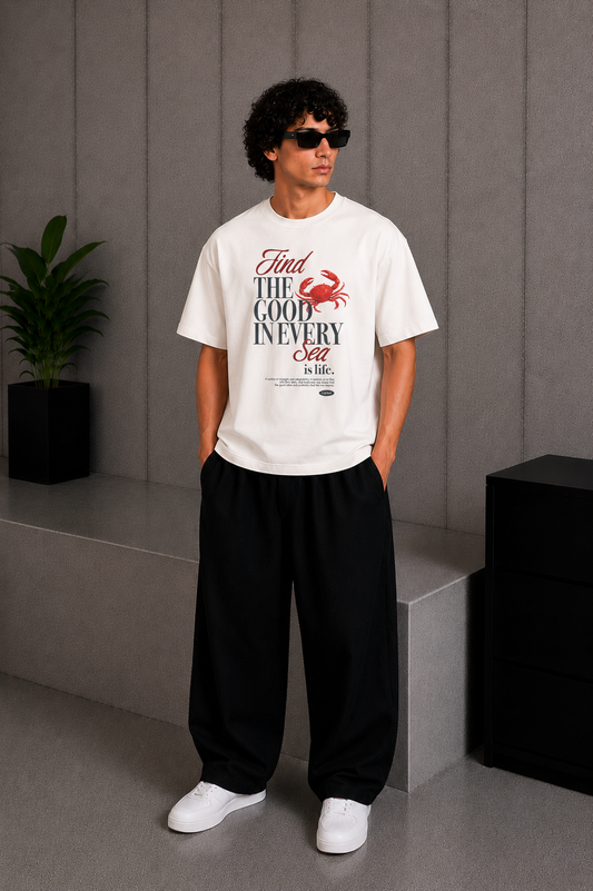 Sea Life Tee White