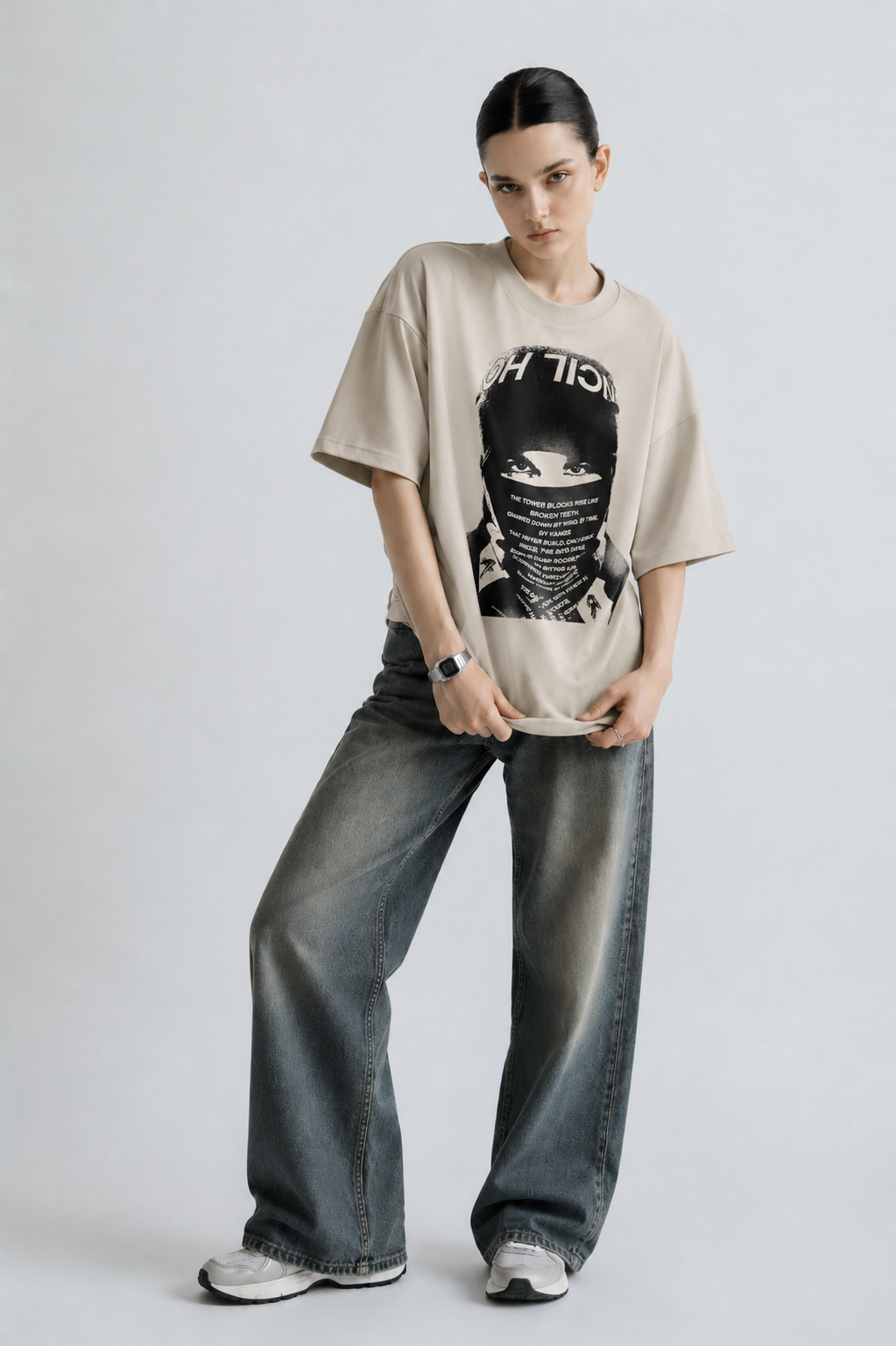 Inside Women Tee Beige