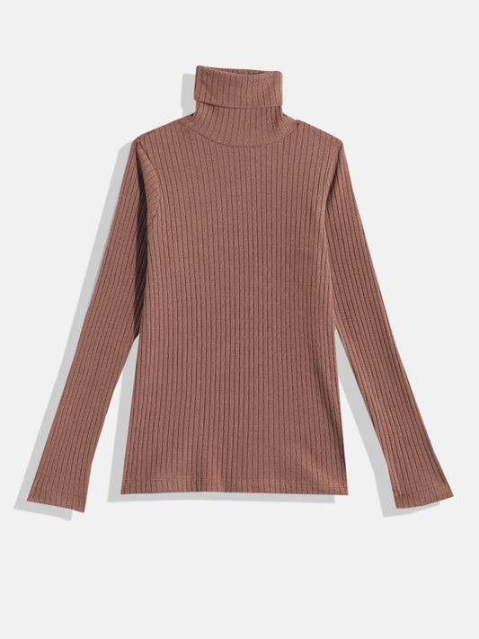 Kids Boys T-Shirt - Brown (KBAW4TEE4)