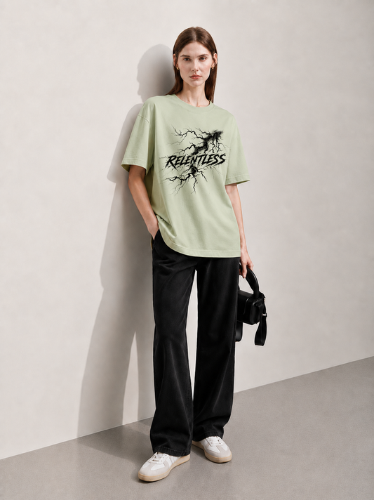 Relentless Women Tee Green