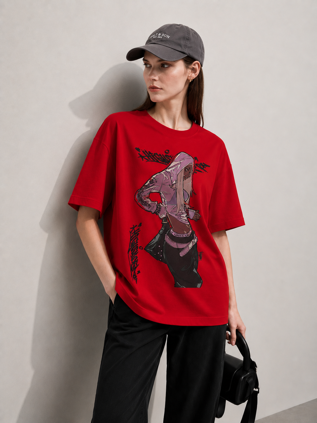 Attitude Women Tee Red