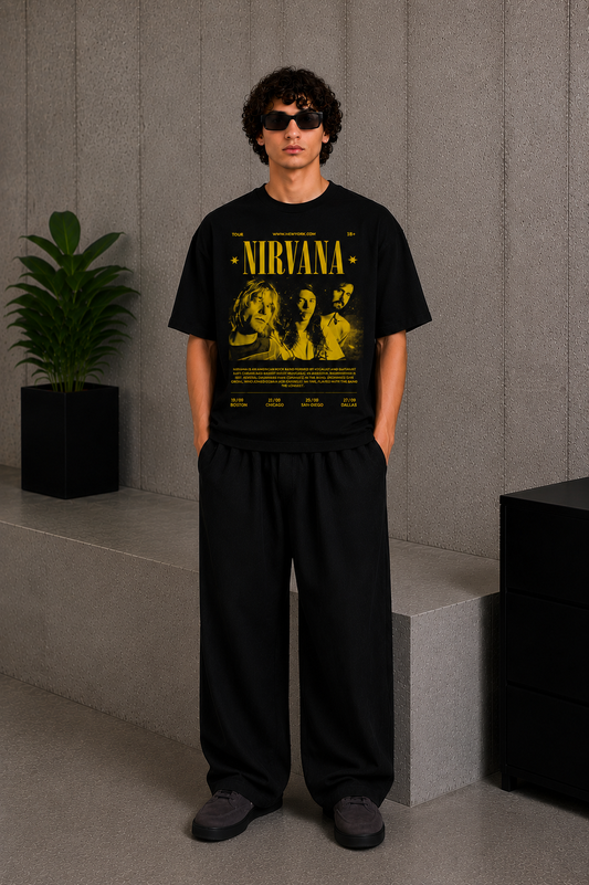 Nirvana Tee Black