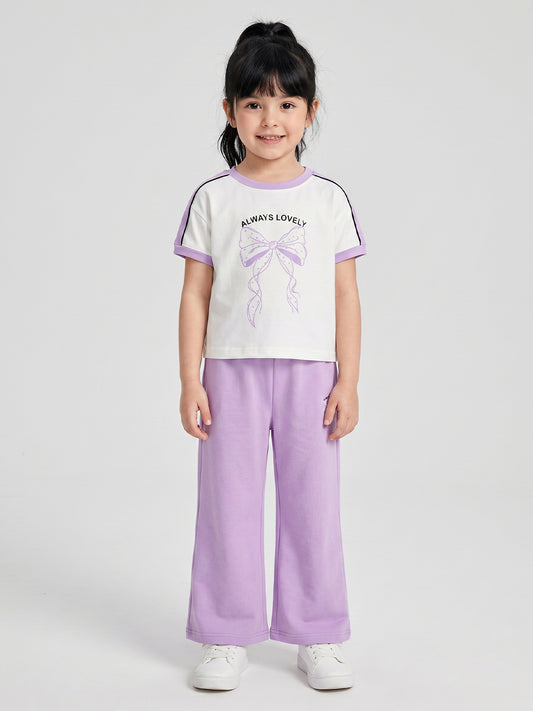 Kids Girls Clothing Set - Offwhite (KGSSA90)