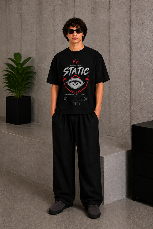 Static Tee Black
