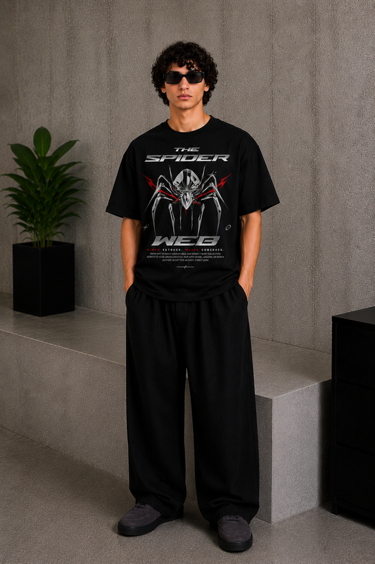 The Spider Tee Black