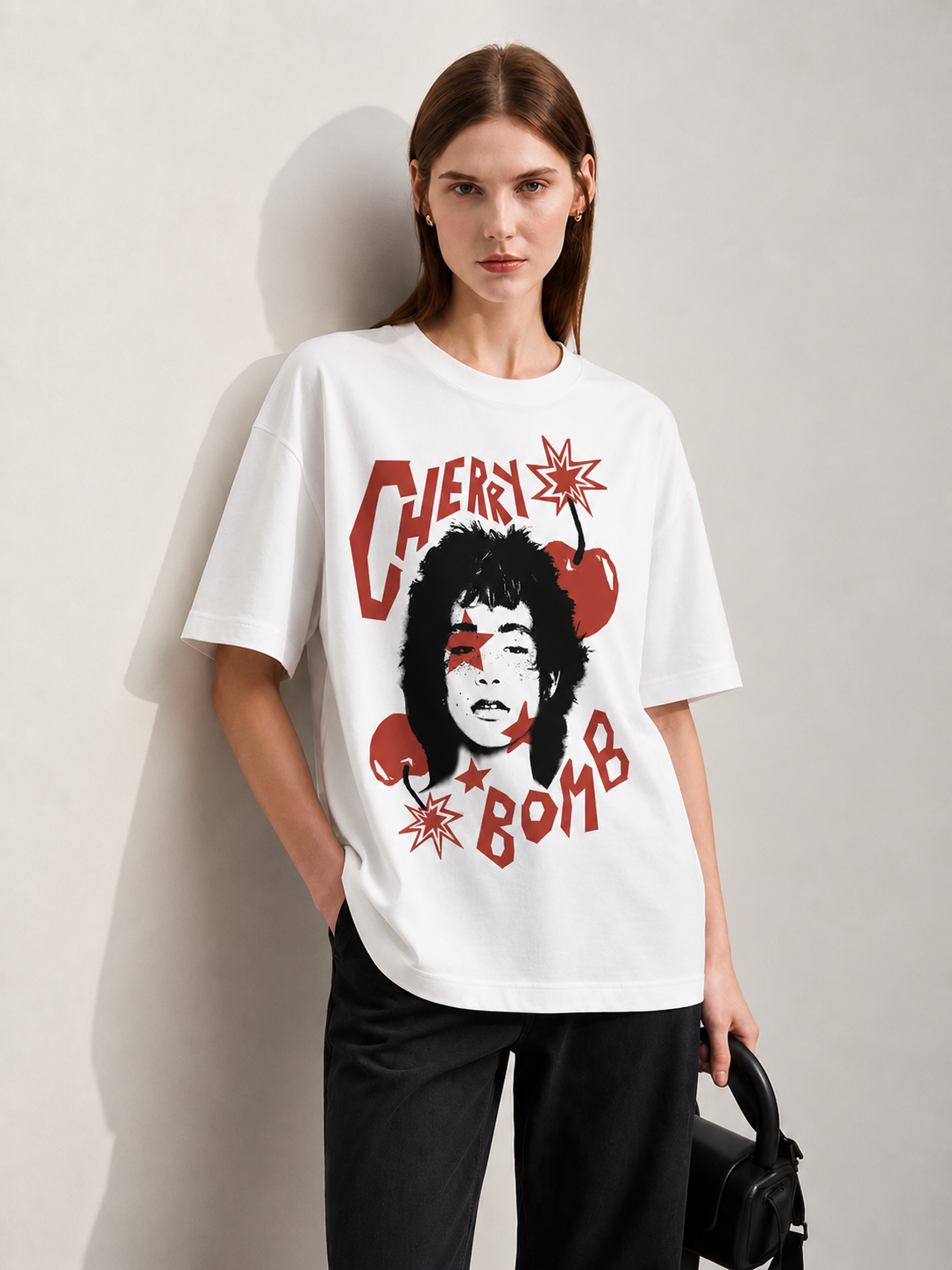 Cherry Voltage Women Tee White