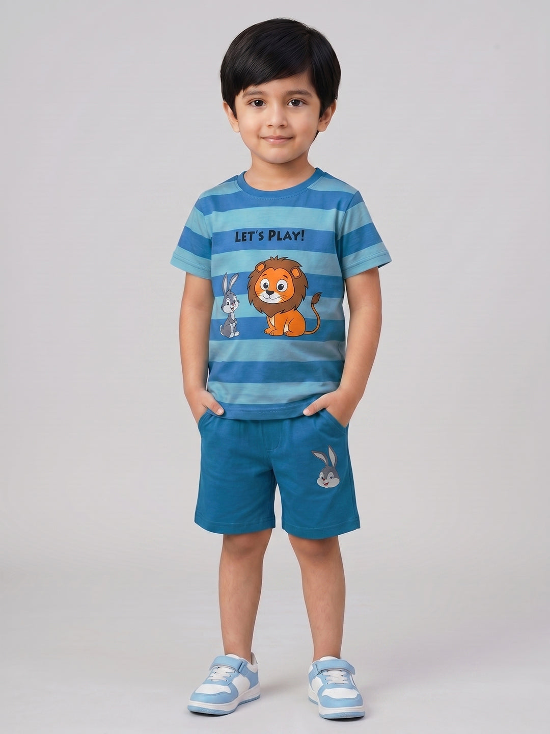 Coolbee Store Kids Boys Clothing Set - Sky Blue (CS009) – additional view 2