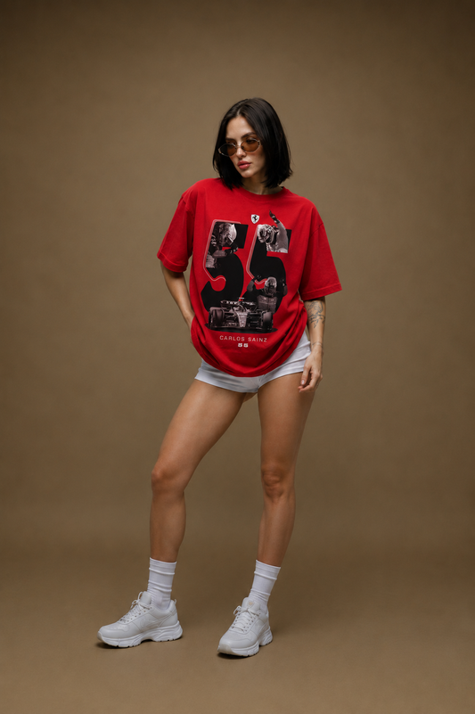 Overtake Women Tee Red