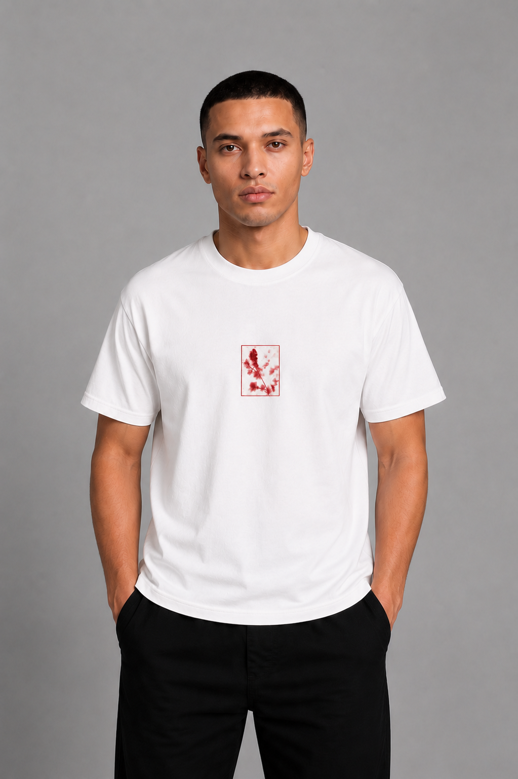 Cool Bee Flow Tee White for Men - White Oversized Graphic Tee Streetwear India - Lifestyle View