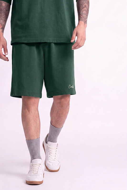 Cool Bee Regular Fit Shorts Bottle Green for Men - Shorts Summer Casual India - Back View