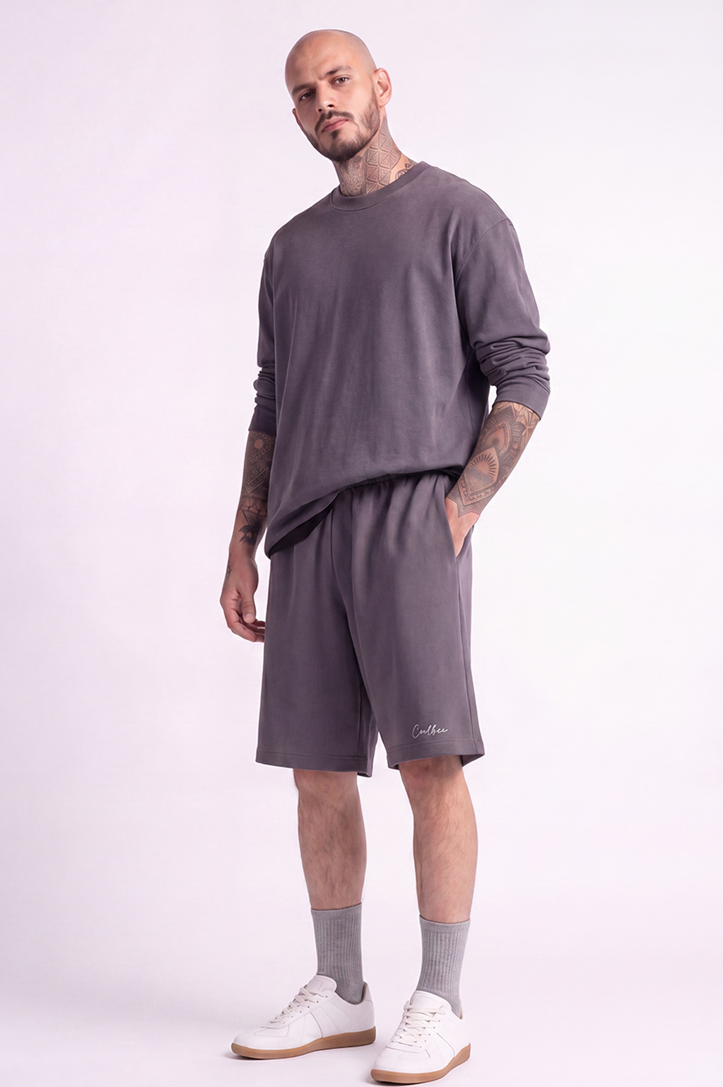 Cool Bee Regular Fit Shorts Black for Men - Shorts Summer Casual India - Lifestyle View