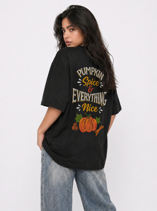 The Autumn Vibe Tee Black