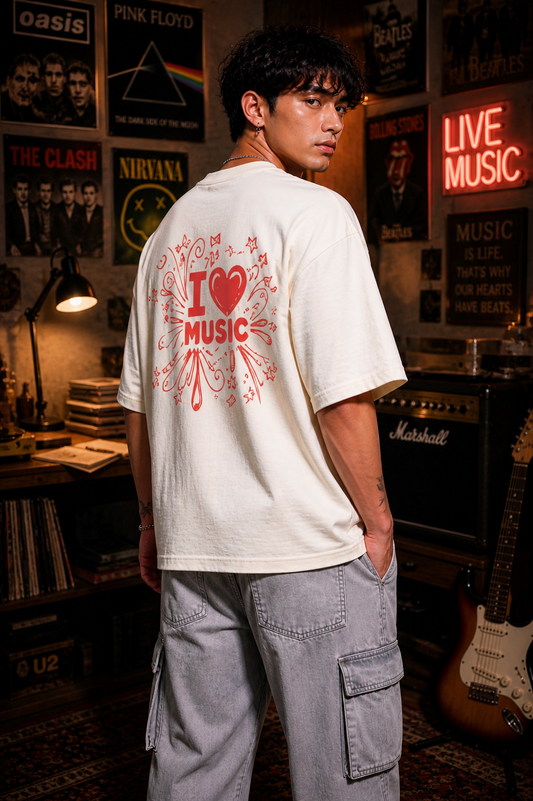 Cool Bee Music Tee White