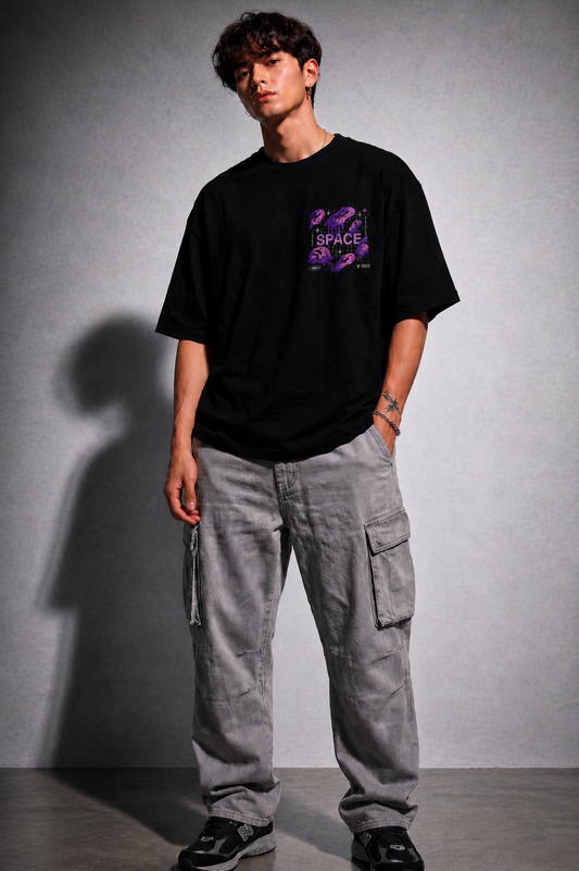 Melting Space Tee Black