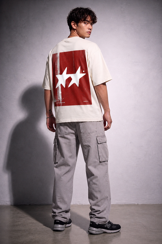 Grit Star Tee White