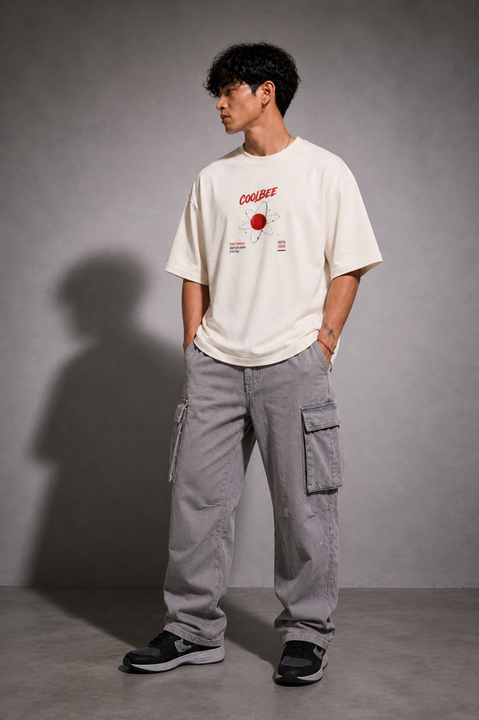 Atom Orbit Tee white