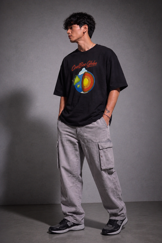 CB Globe Tee Black