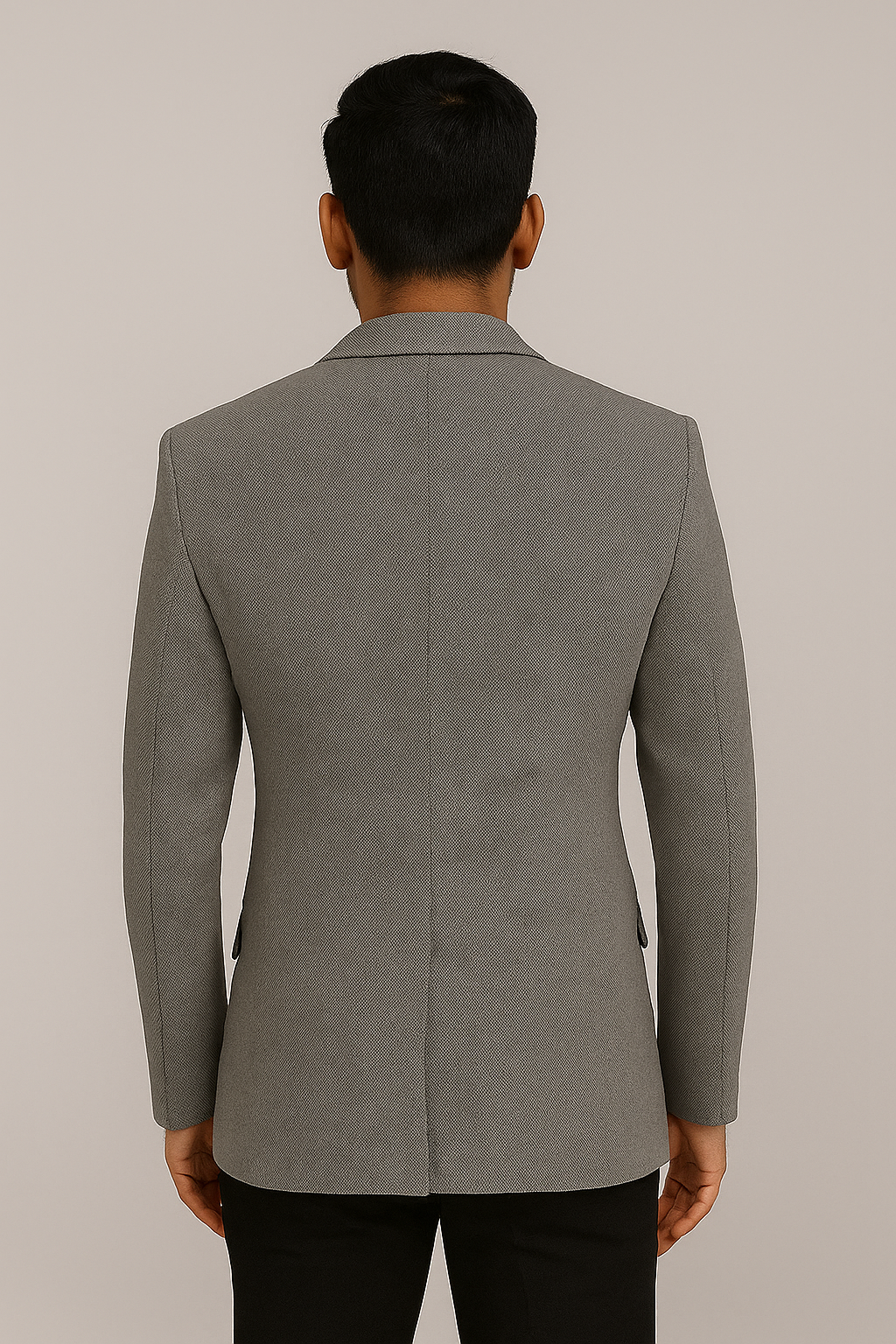Ashford Grey Textured Blazer – Modern Tailored Fit