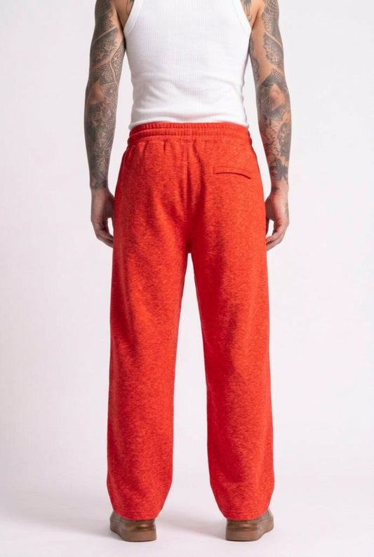 Cool Bee Joggers Orange for Men - Orange Joggers Casual Streetwear India - Back View