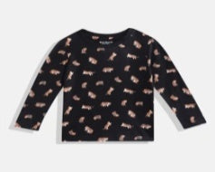 Black T-Shirt Kids Boys
