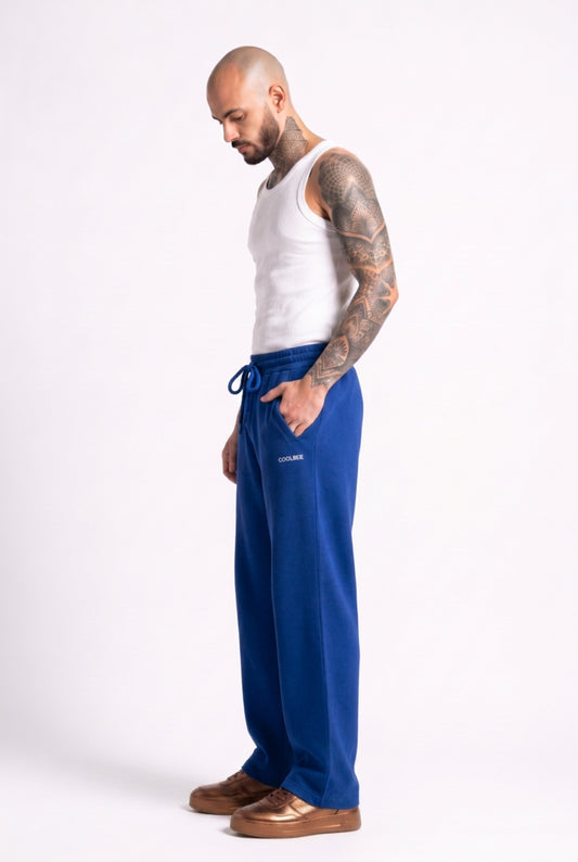 Cool Bee Joggers Royal Blue for Men - Royal Blue Joggers Casual Streetwear India - Back View