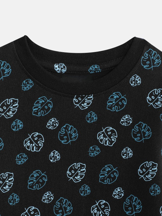 Coolbee Store Kids Boys Clothing Set - Black (KBAW25ST9) – close-up fabric detail