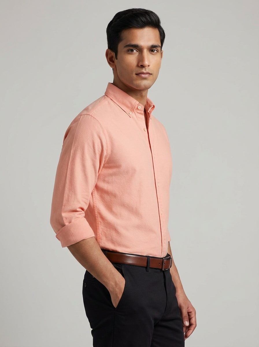 Essential Super Premium Oxford Shirt Peach