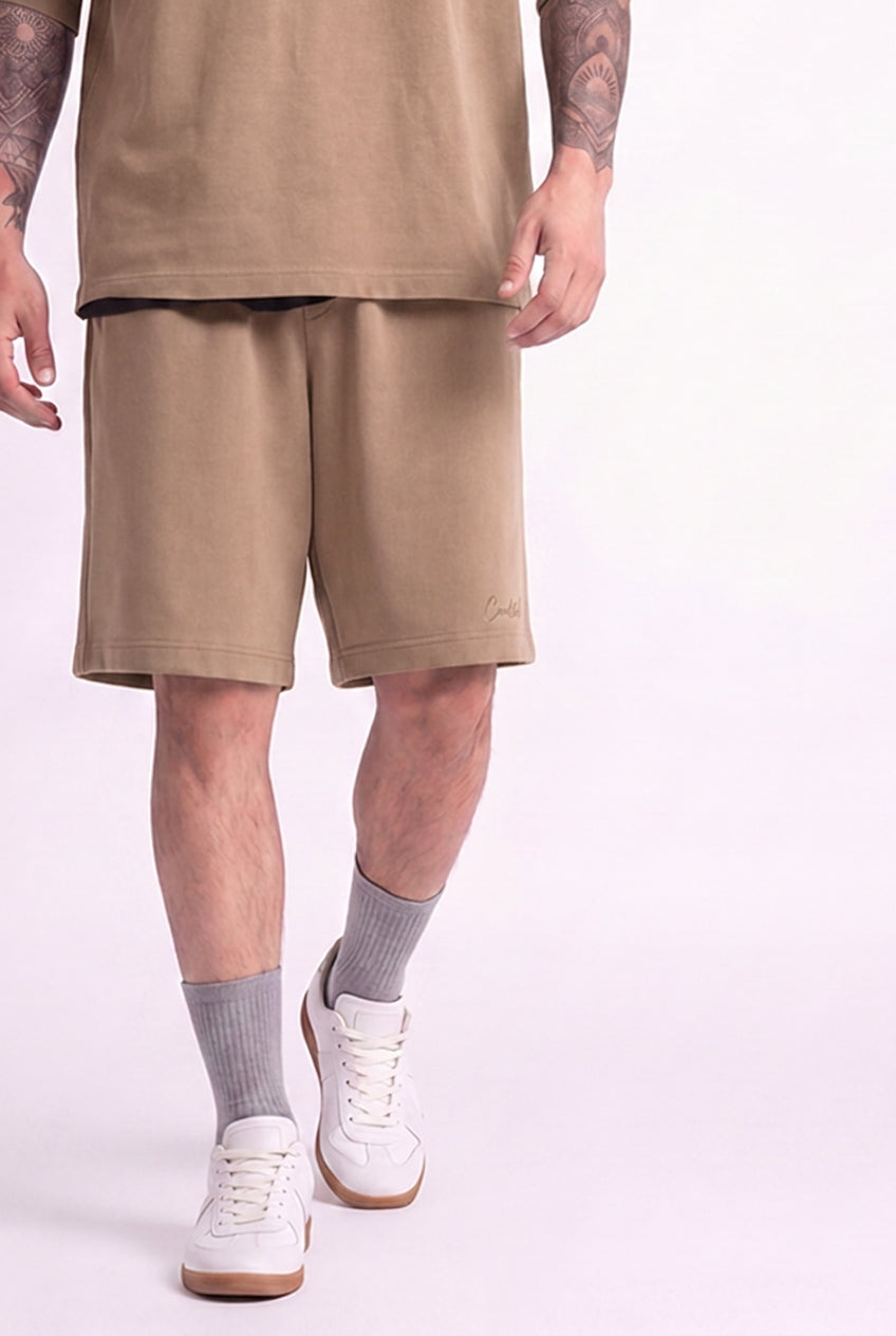 Cool Bee Regular Fit Shorts Beige for Men - Shorts Summer Casual India - Lifestyle View