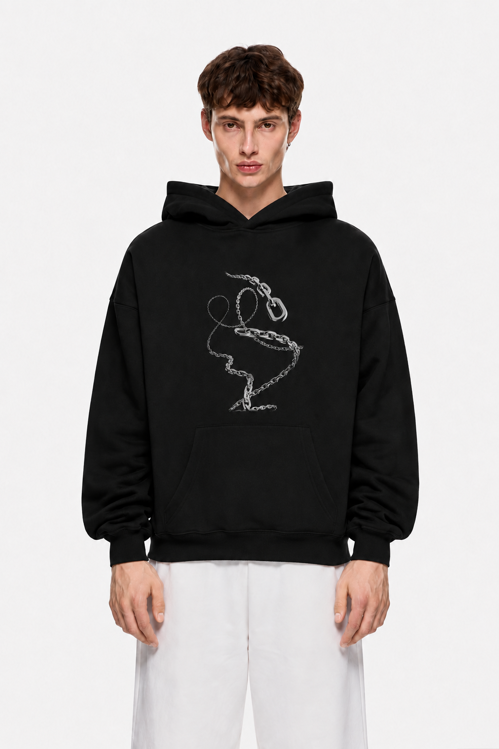Chain Theory Hoodie Black