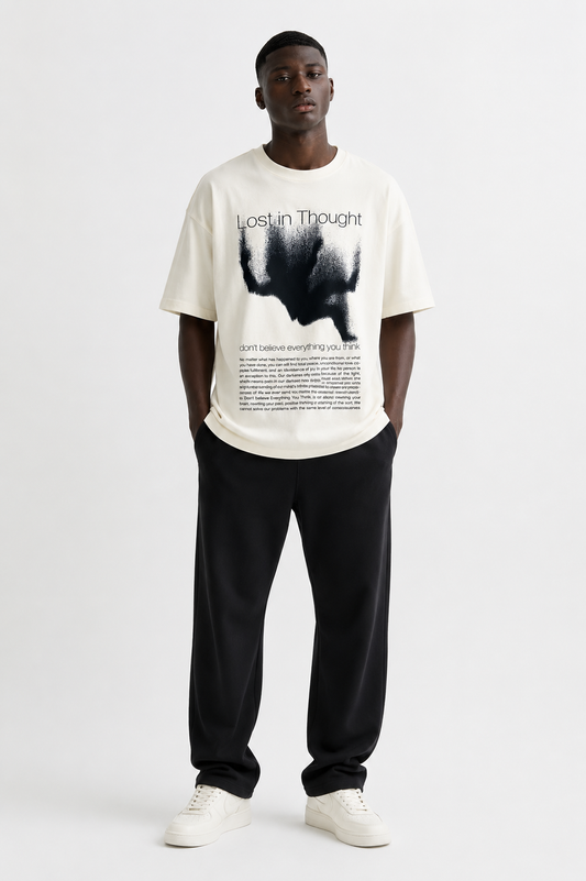 Lost in Thought Tee White