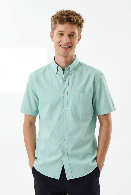 Best Half Sleeve Shirts for Men India 2026 - Cool Bee Premium Oxford Half Shirt
