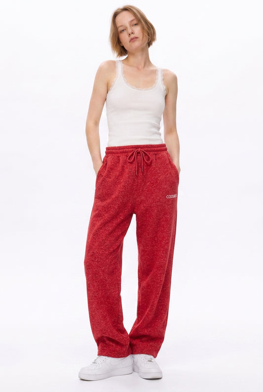 Cool Bee Joggers Red Milange