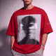 Blurred Vision Tee Red