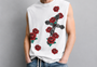 Rose Requiem Tank White