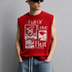 Locked Heart Tank Red