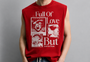 Locked Heart Tank Red