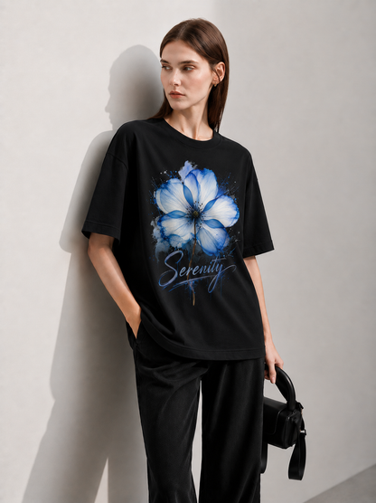 CoolBee Burst Women Tee Black