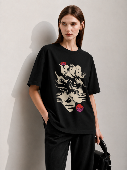 Smoke Signal Women Tee Black