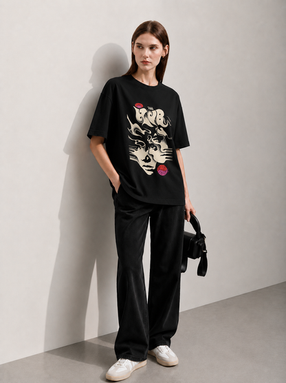 Smoke Signal Women Tee Black