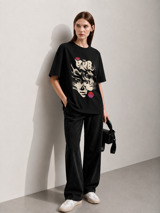 Smoke Signal Women Tee Black