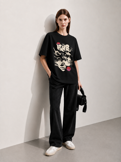 Smoke Signal Women Tee Black