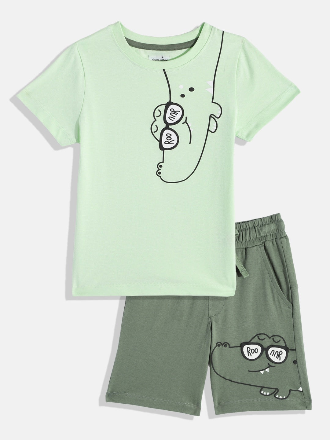 Coolbee Store Kids Boys Clothing Set - Green (CS006) – front view