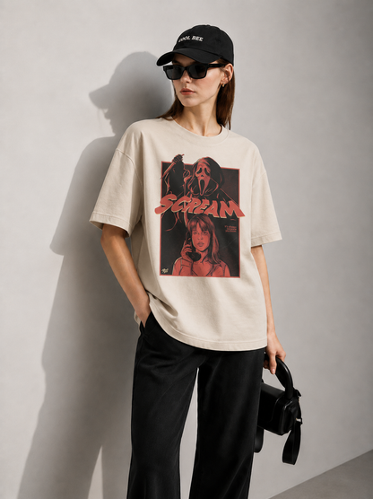No Answer Women Tee Beige