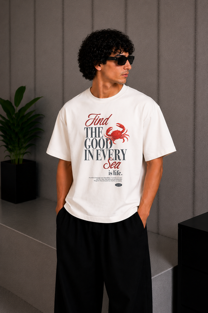 Sea Life Tee White
