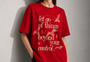 Beyond your Control Women Tee Red