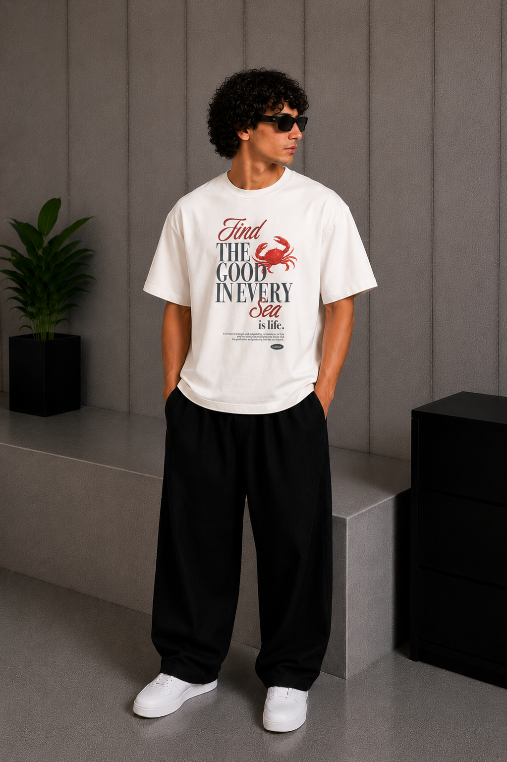 Sea Life Tee White