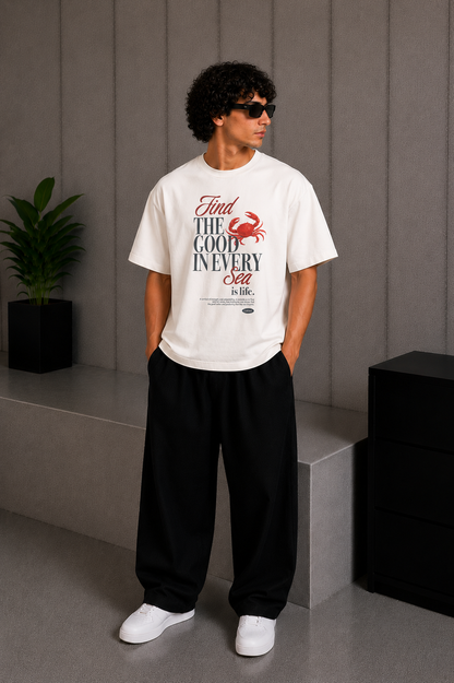 Sea Life Tee White