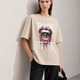 World Tour Women Tee Beige