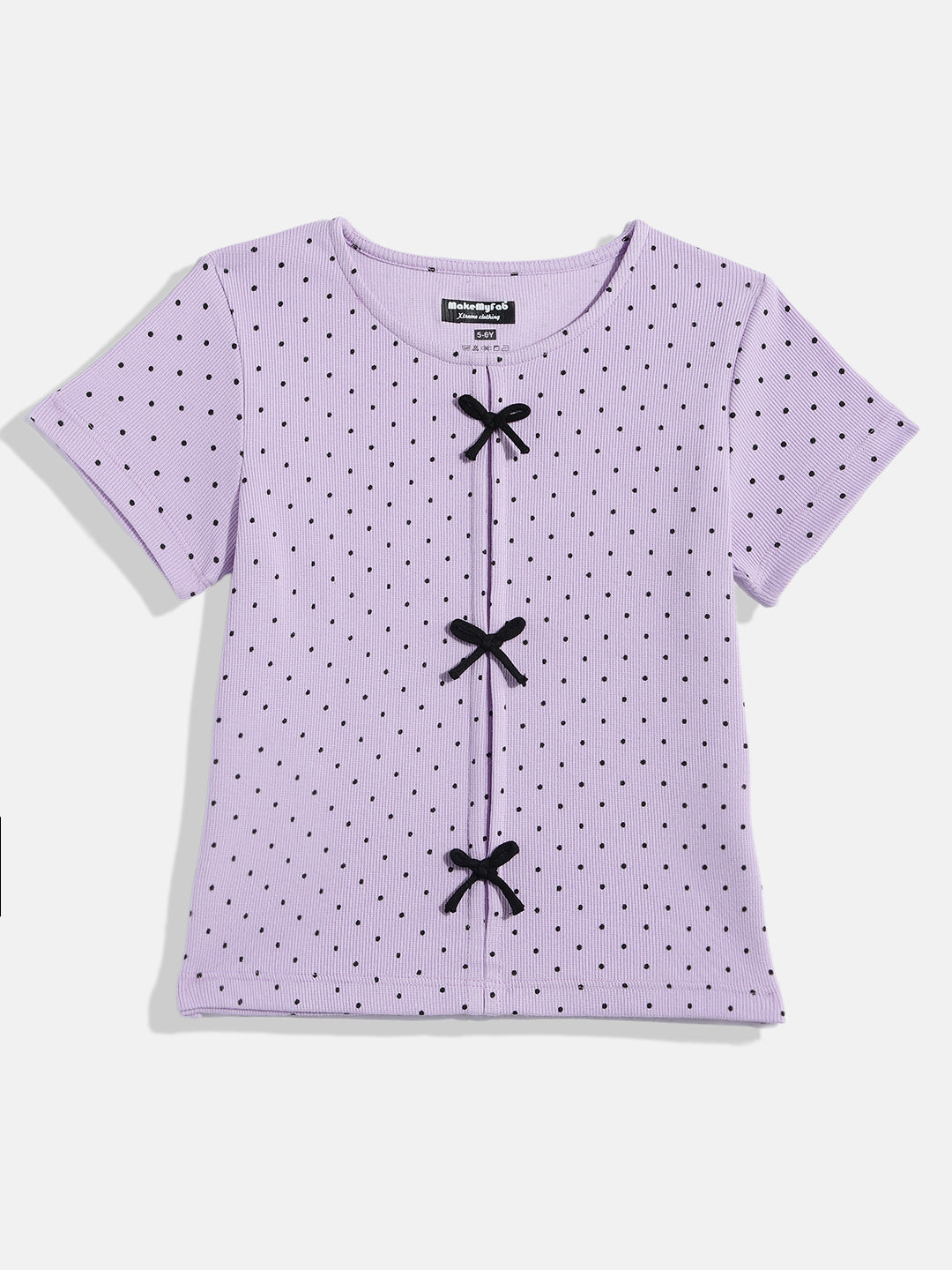 Coolbee Store Kids Girls Top - Lilac (KGSSA51) – front view